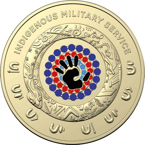 2021 $2 Indigenous Service  Al/Br Coloured Circulating Coin Mint Roll