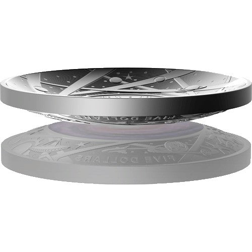 2021 $5 The Earth and Beyond - The Milky Way Coloured Fine Silver Proof Domed Coin