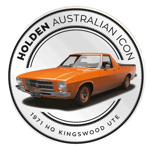 2021 Holden Australian Icon 1971 Holden HQ Kingswood Ute Medallion & Stamp Cover PNC