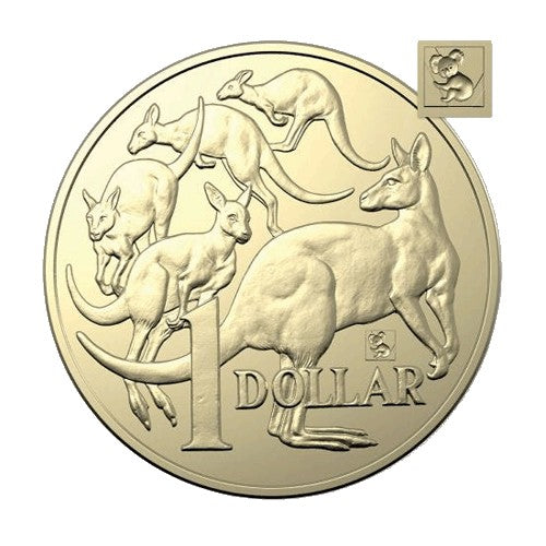 2021 $1 ANDA Brisbane Money Expo Mob of Roos Koala Privymark Unc Coin