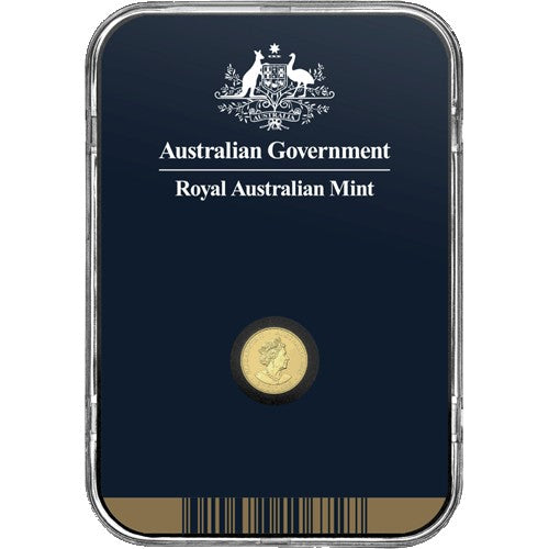 2021 $2 Mini Koala 1/2gm Gold Frosted Uncirculated Coin in Presentation Capsule