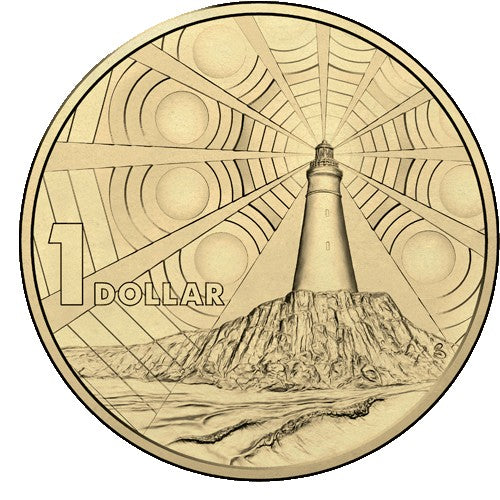 2015 $1 Australian Lighthouses Aids to Navigation Unc Coin in Card