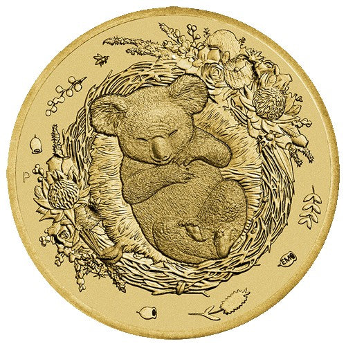 2021 $1 Dreaming Down Under - Koala Coin & Stamp Cover PNC