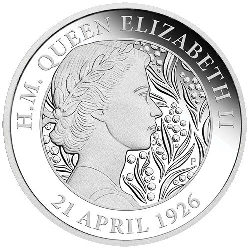 2021 $1 H.M. Queen Elizabeth II 95th Birthday 1oz Silver Proof Coin