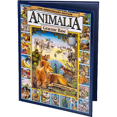 2021 20c 35th Anniversary of Animalia Cu/Ni Uncirculated Coin - Special Edition Book