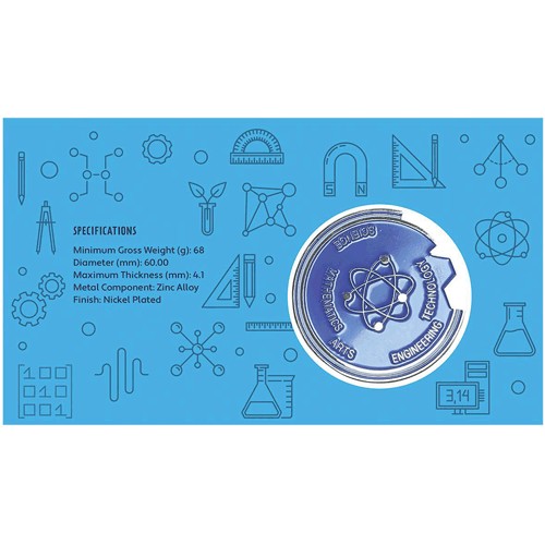 2021 Full Steam Ahead Glow in the Dark Medallion & Stamp Cover PNC