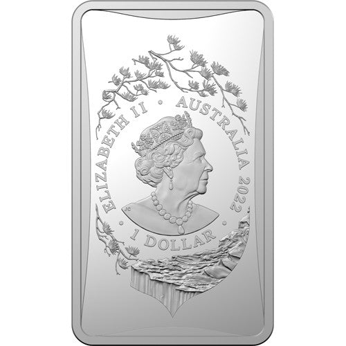 2022 $1 Year of the Tiger 1/2oz Silver Frosted Ingot