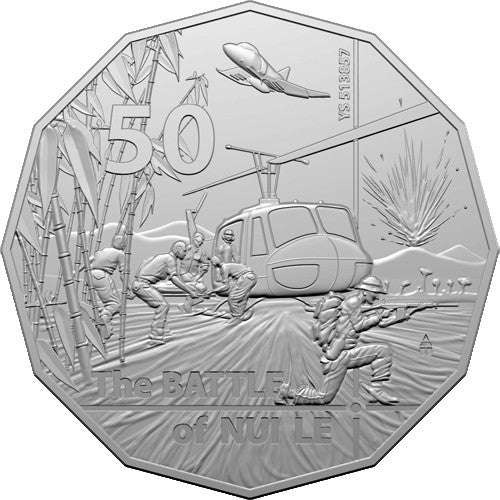 2021 50c 50th Anniversary of the Battle of Nui Le Uncirculated Coin