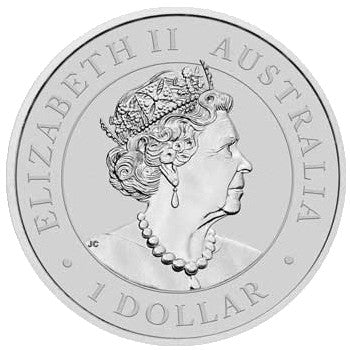 2022 $1 Australian Lunar Year of the Tiger 1oz Silver Bullion Coin in Capsule