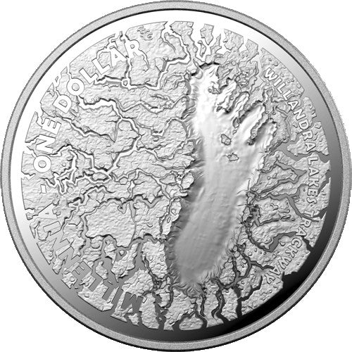 2021 $1 Mungo Footprint 1/2oz Fine Silver Proof Coin