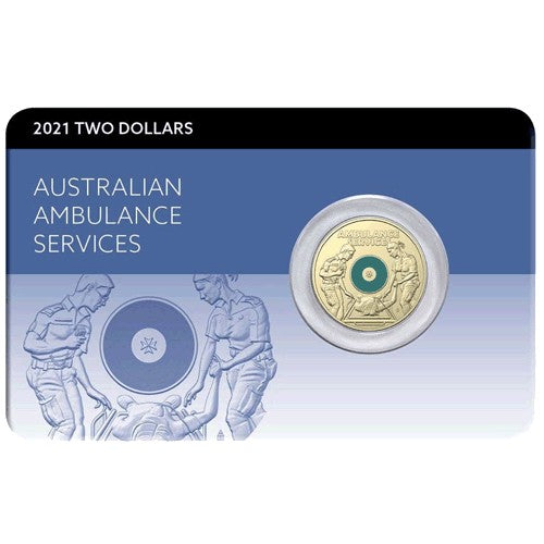 2021 $2 Australian Ambulance Services Al/Br Coloured Uncirculating Coin Pack