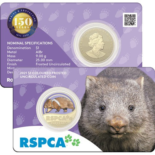 2021 $1 150th Anniversary of the RSPCA Australia 8 Coin Collection