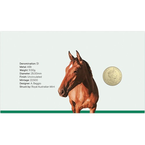 2021 $1 RSPCA  150 Years of Caring & Protecting Horse Coin & Stamp Cover