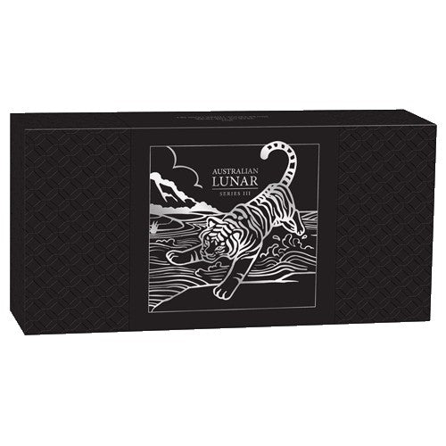 2022 Year of the Tiger Three Coin Silver Set