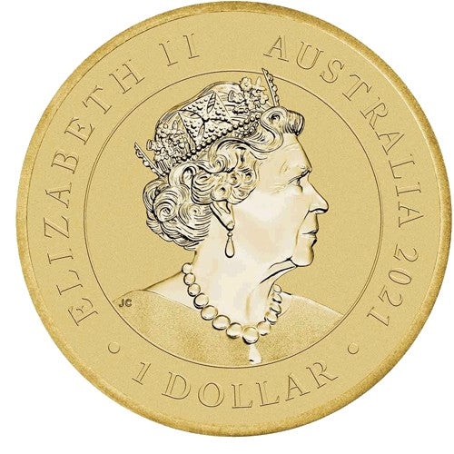 2021 $1 Dreaming Down Under - Tasmanian Devil Coin & Stamp Cover PNC