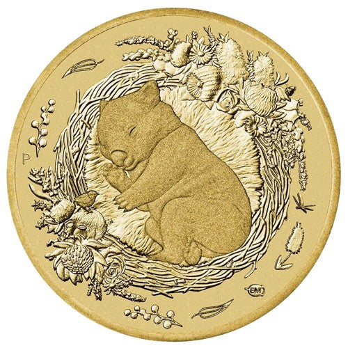 2021 $1 Dreaming Down Under - Wombat Coin & Stamp Cover PNC