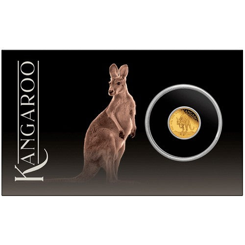 2022 $2 Mini Roo 0.5gm Gold Proof Coin in Card