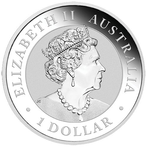 2022 $1 Australian Wombat 1oz Silver Coloured Coin in Card