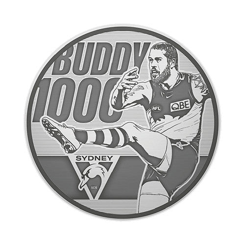 2022 Lance Franklin Buddy 1000 Goals Medallion & Stamp Cover PNC