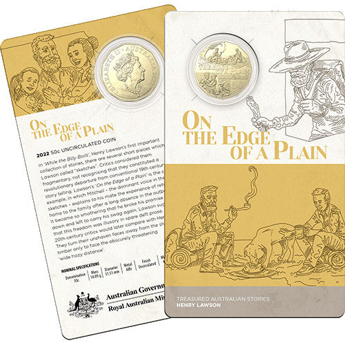 2022 50c Henry Lawson - Treasured Australian Poetry Uncirculated Three Coin Set