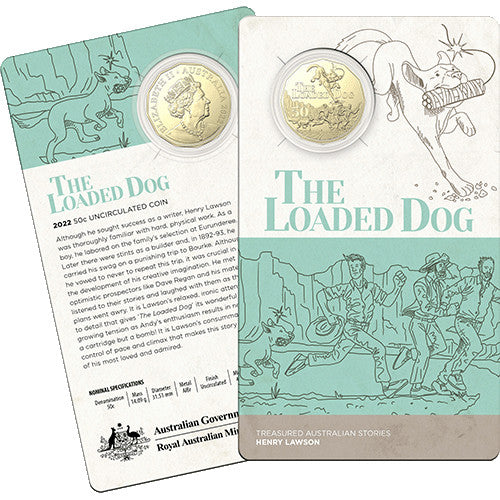 2022 50c Henry Lawson - Treasured Australian Poetry Uncirculated Three Coin Set