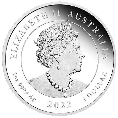 2022 $1 Australian Quokka 1oz Silver Proof Coloured Coin