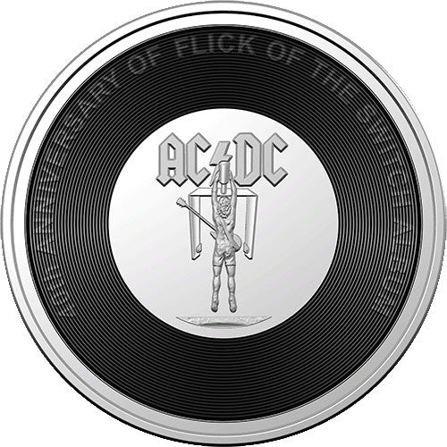 2022 / 2023 20c 45th Anniversary of AC/DC Coloured Uncirculated 6 Coin Collection