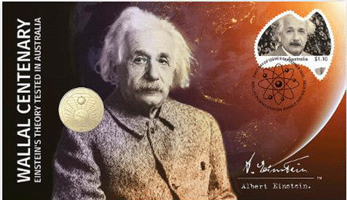 2022 $1 Wallal Centenary - Australia Tests Einstein's Theory Coin & Stamp Cover PNC