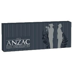 2015 ANZAC 1/2oz Silver Coin & Stamp Set