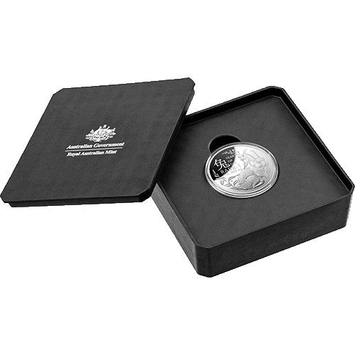 2023 $5 Year of the Rabbit Fine Silver Proof Domed Coin