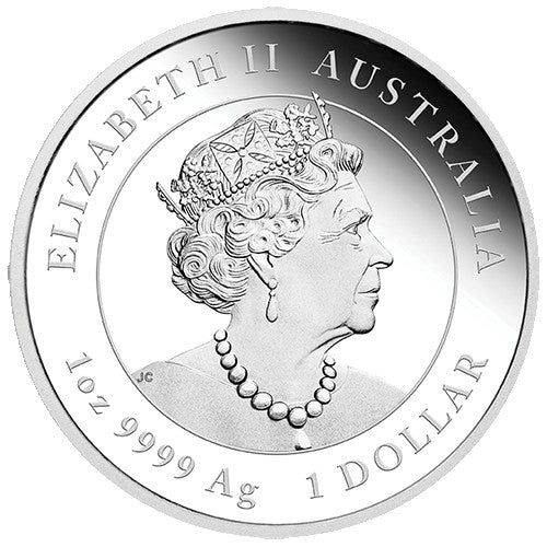 2023 $1 Year of the Rabbit 1oz Silver Proof Coloured Coin