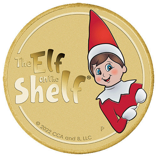 2022 $1 The Elf on the Shelf Coin & Stamp Cover PNC