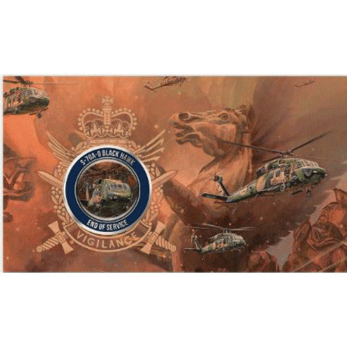 2022 Black Hawk End of Service Limited Edition Stamp & Medallion Cover PNC