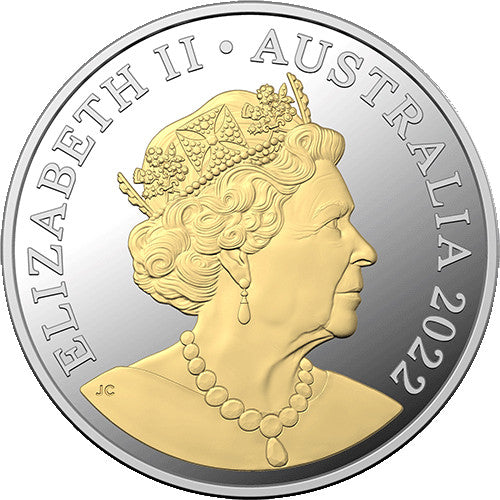 2022 $1 Centenary of the Country Women's Association 1/2oz Selectively Gold Plated Silver Proof Coin