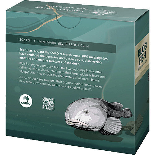 2023 $1 Creatures of the Deep C Mintmark Fine Silver Proof Coin