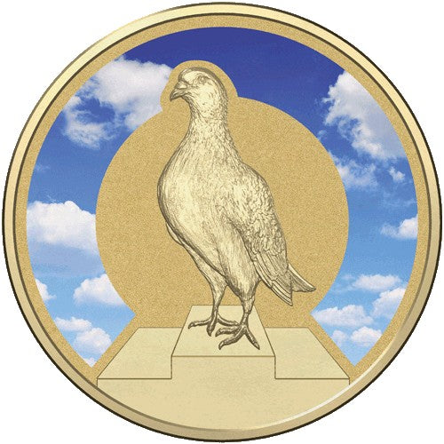 2015 $1 Unlikely Heroes - DD.43.Q.879 Blue Chequer Cock Unc Coin in Card