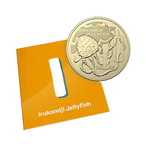 2022 $1 The Great Aussie Coin Hunt 3 - I for Irukandji Jellyfish Uncirculated Coin in Individual Card