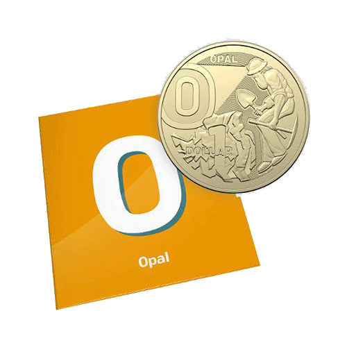 2022 $1 The Great Aussie Coin Hunt 3 - O for Opal Uncirculated Coin in Individual Card