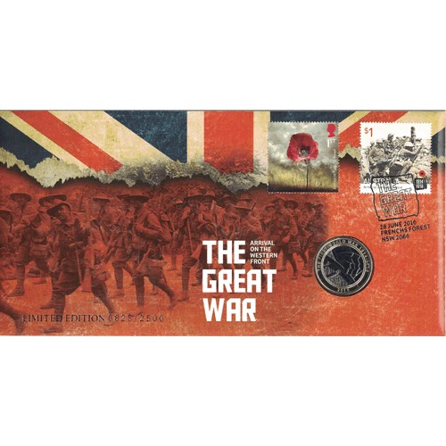 2016 GB £2 The Great War Arrival on the Western Front Limited Edition PNC