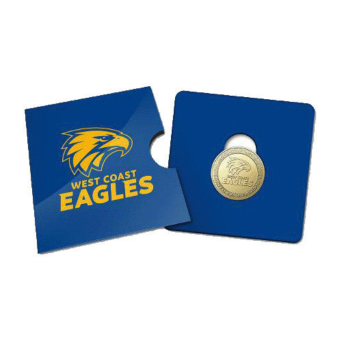 2023 $1 AFL West Coast Eagles Football Club Collectible Uncirculated Coin in Card