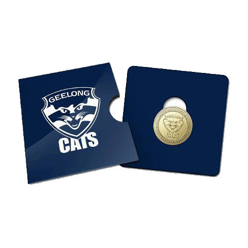 2023 $1 AFL Geelong Cats Football Club Collectible Uncirculated Coin in Card