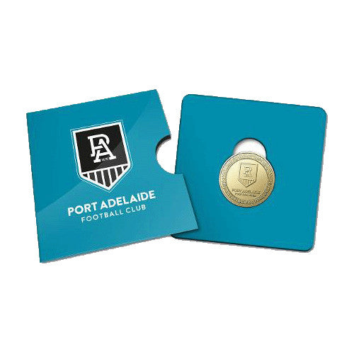 2023 $1 AFL Port Adelaide Football Club Collectible Uncirculated Coin in Card