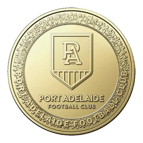 2023 $1 AFL Port Adelaide Football Club Collectible Uncirculated Coin in Card