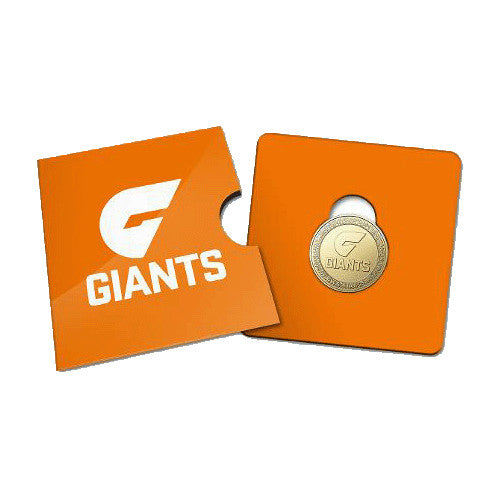 2023 $1 AFL GWS Giants Football Club Collectible Uncirculated Coin in Card