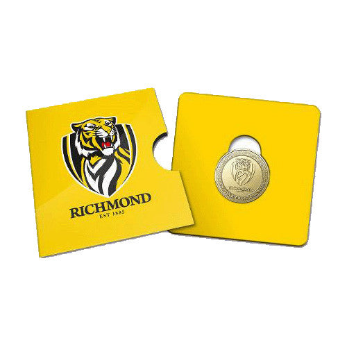 2023 $1 AFL Richmond Football Club Collectible Uncirculated Coin in Card