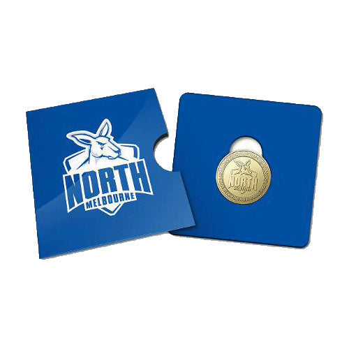 2023 $1 AFL North Melbourne Kangaroos Football Club Collectible Uncirculated Coin in Card