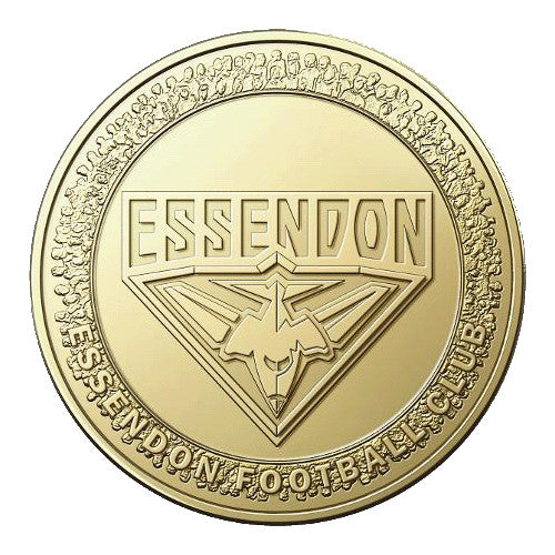 2023 $1 AFL Essendon Football Club Collectible Uncirculated Coin in Card