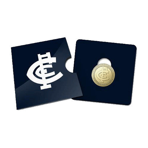 2023 $1 AFL Carlton Football Club Collectible Uncirculated Coin in Card