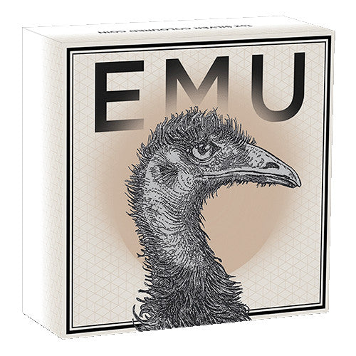 2023 $1 Australian Emu 1oz Silver Coloured Coin