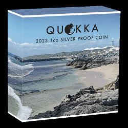 2023 $1 Australian Quokka 1oz Silver Proof Coloured Coin